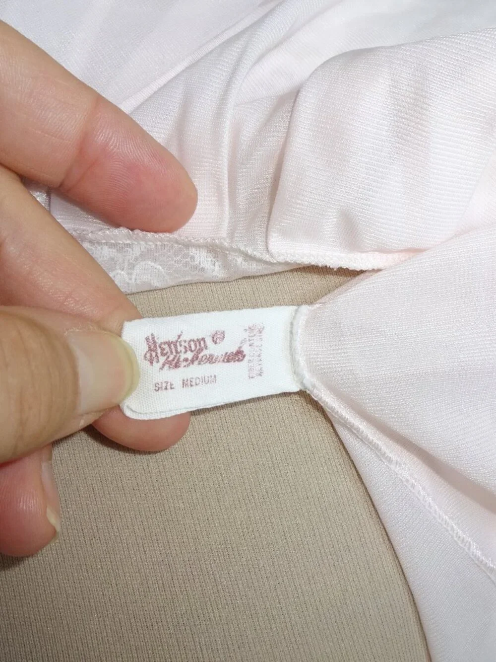 Vintage 1960s Pink Henson Kickernick Bed Jacket M Nylon Floral Illusion Lace USA